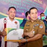 Jadi Juara Umum Pekan Olahraga Provinsi, Febrio Fadillah Dapat Penghargaan