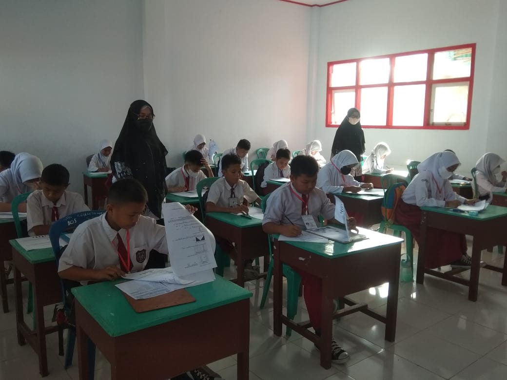 54 Siswa-Siswi SD N 1 Kepahiang Laksakan Ujian Sekolah Sekolah Dengan Hikmad