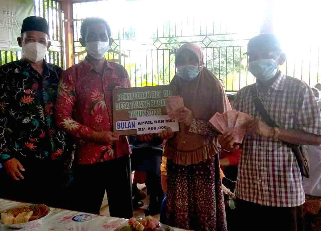 Pemdes Desa Talang Babatan Gelar Musdesus Tetapkan 73 Kk Penerima BLT DD dan pembagian masker,Tahun 2022