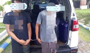 Angkut 1 Ton Solar Subsidi, Dua Pemuda Ditangkap Dit Polair Polda Bengkulu