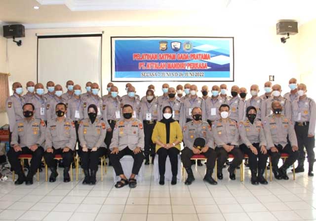 Sinergi Bersama PT AMP, Dit Binmas Polda Bengkulu Gelar Diksar Satpam