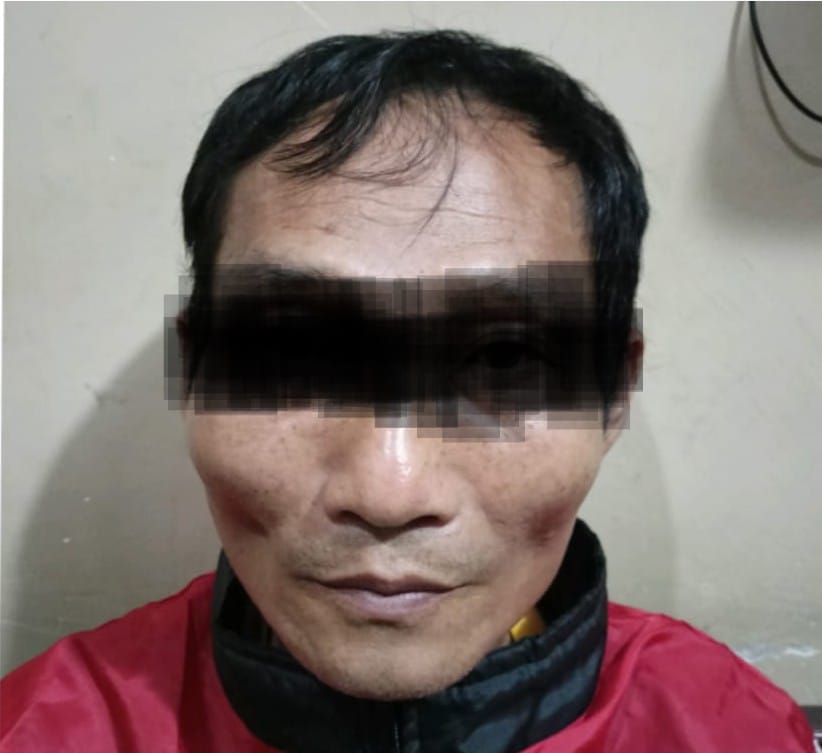 seorang pria insial AFF (52) berhasil diamankan sebagai terduga pelaku