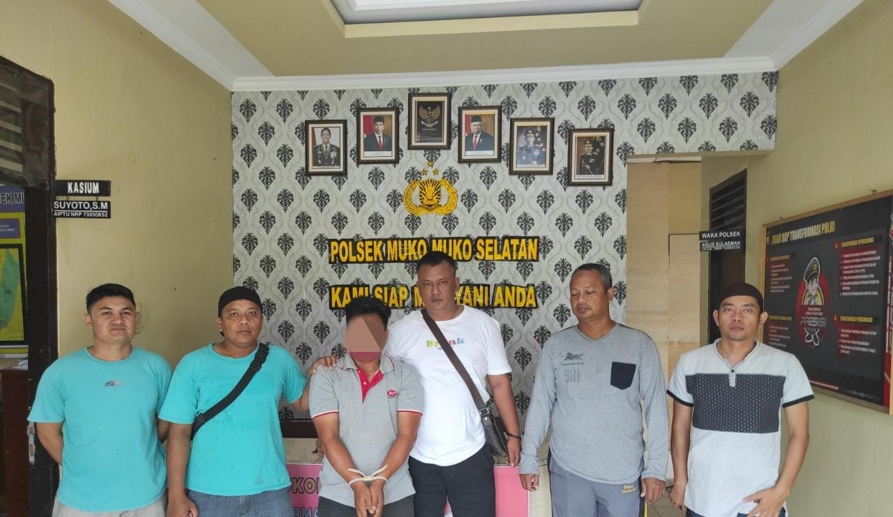 Polsek Mukomuko Selatan Berhasil Tangkap Tersangka Curnak DPO Polres BU