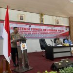 Polsek Tebat Karai Pasang Garis Polisi Dilokasi Tanah Amblas