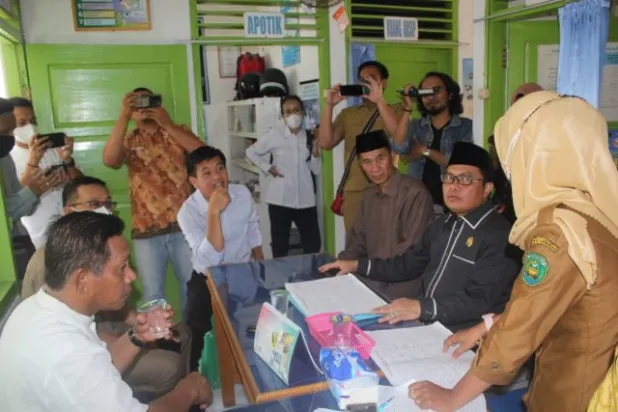 Guna Melihat Standar Pelayanan Komisi I DPRD Kota Bengkulu Sidak 3 Puskesmas Pembantu