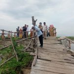 Komisi II DPRD Kota Bengkulu Sidak Jembatan Yang Hampir Putus di Teluk Sepang