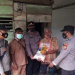 Polsek Mukomuko Selatan Kembali Berikan Bantuan Sembako Kepada Warga yang Sakit