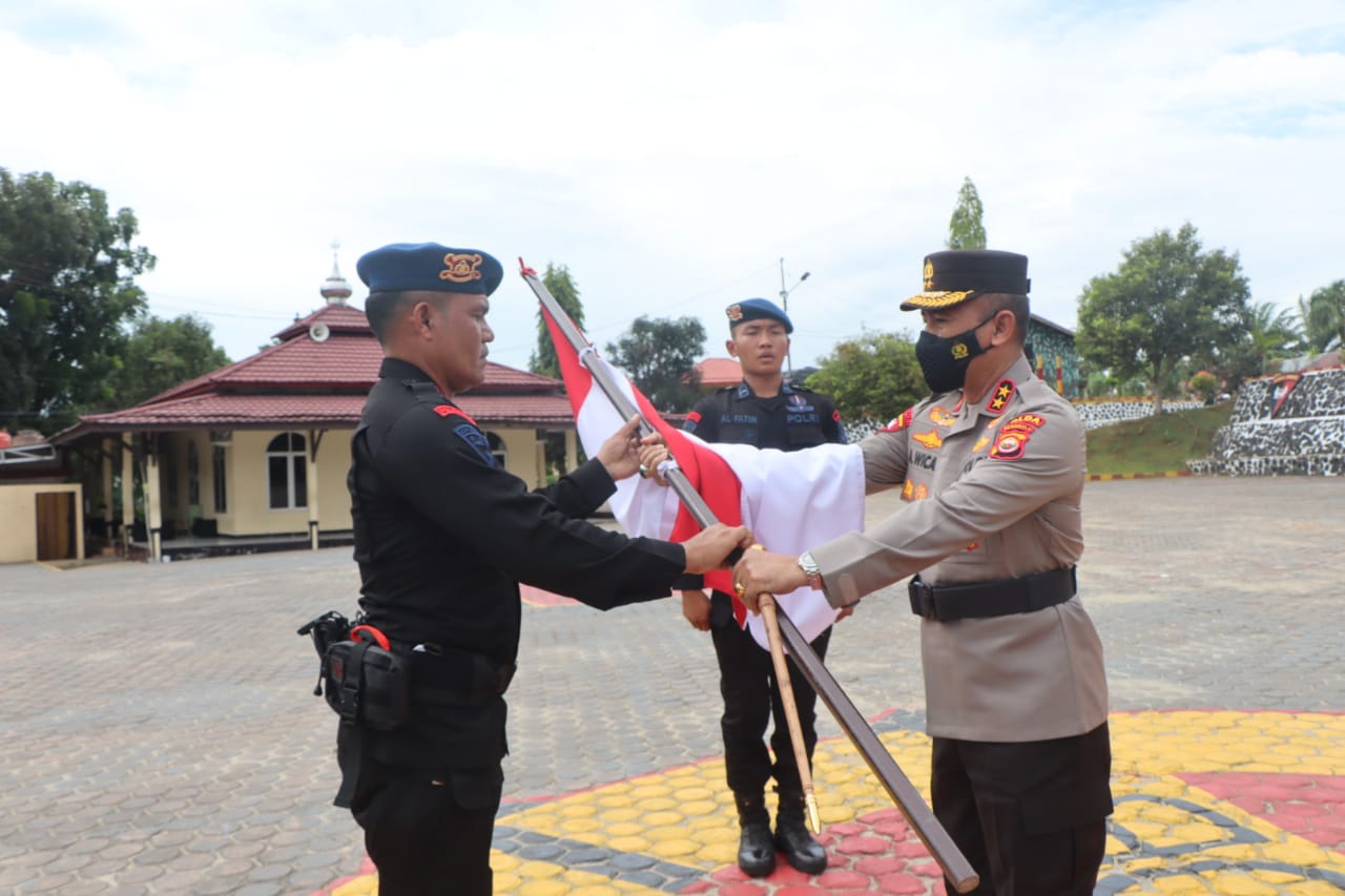 Amankan G20, Kapolda Bengkulu Lepas 105 Personil Brimob BKO Polda Bali