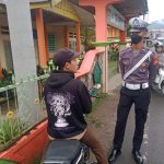 Patroli, Satlantas Polres Lebong Tegur Pengendara yang Tak Taat Lalu Lintas