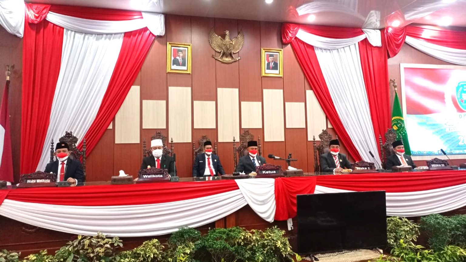 DPRD Kota Bengkulu Gelar Paripurna Mendengarkan Pidato Kenegaraan Presiden RI